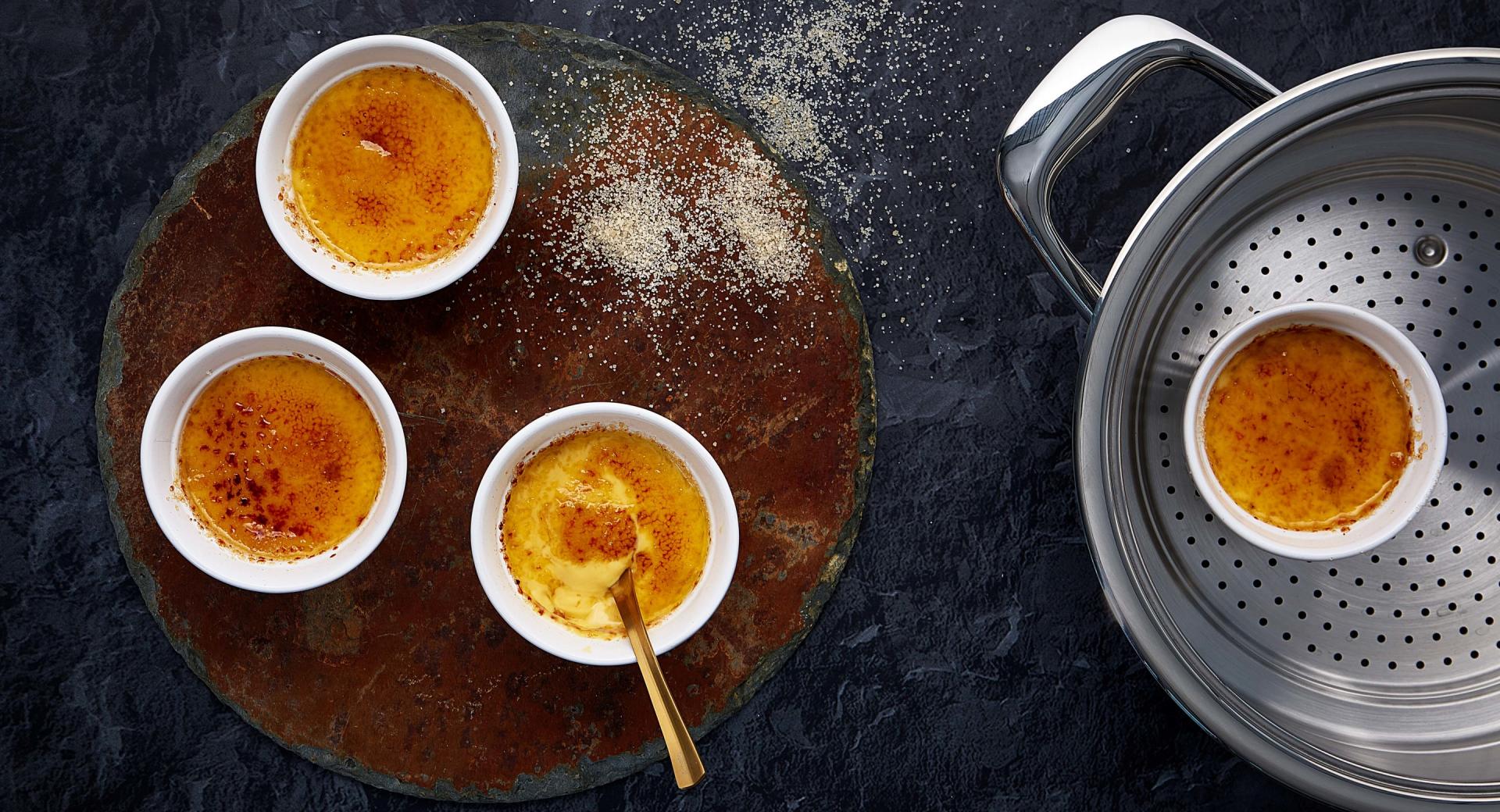 Fruchtige Crème brûlée