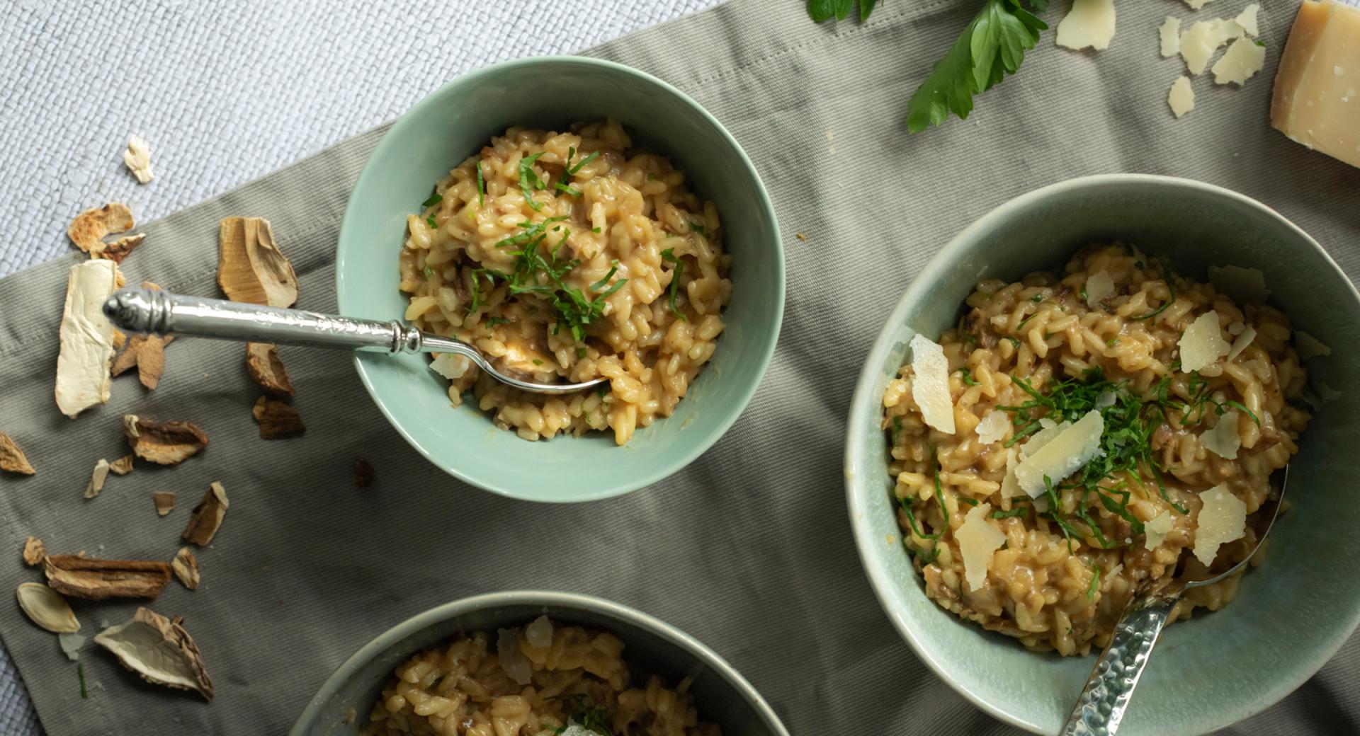 Risotto mit Steinpilzen 