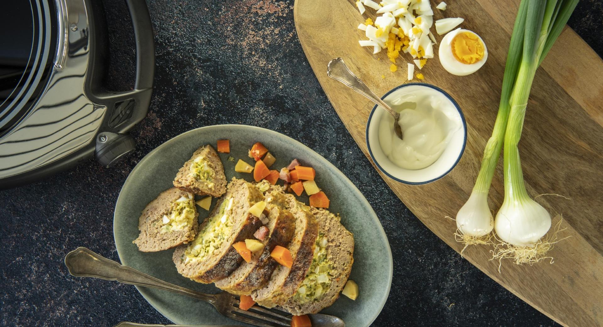 Gefüllter Hackbraten