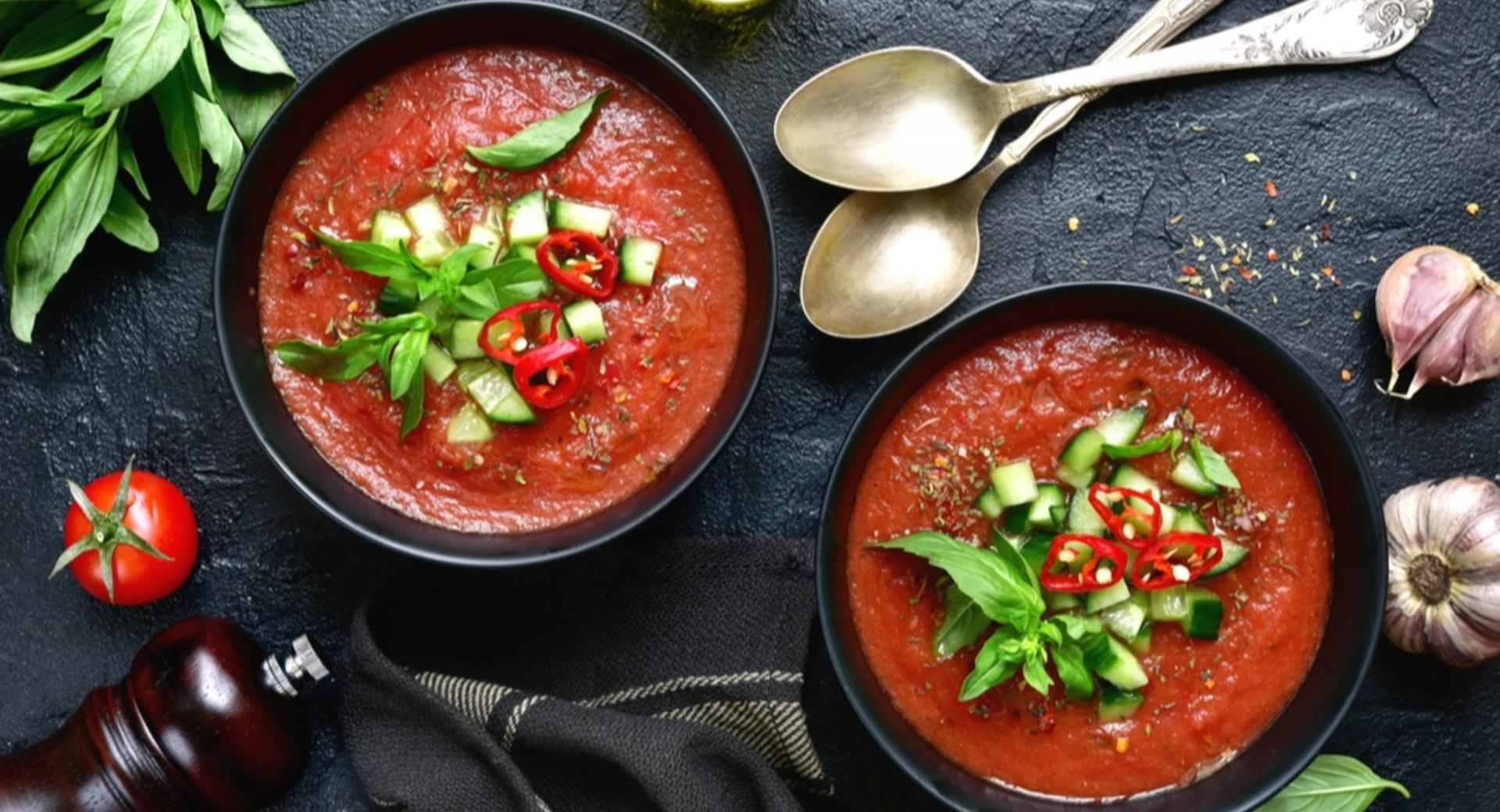 Geröstete Gazpacho