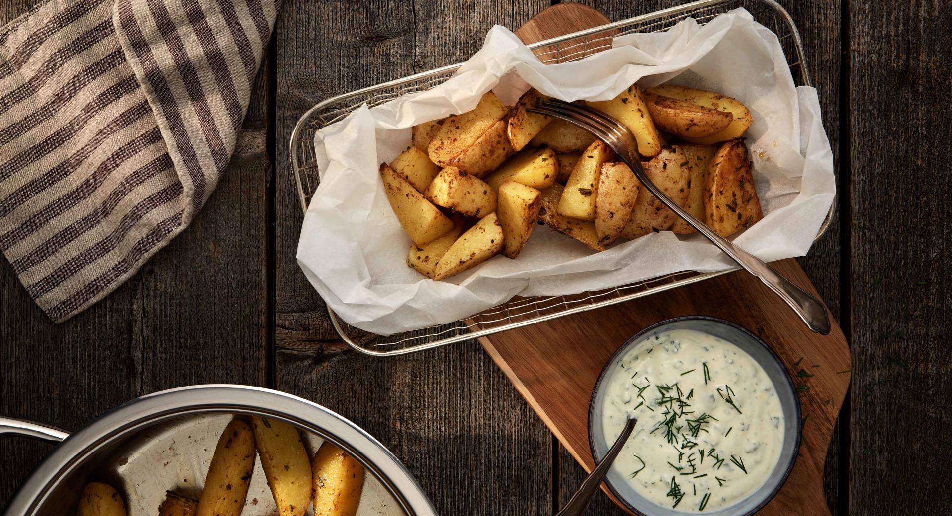 Rosmarinkartoffeln mit Kräuterdip (AMC4me)