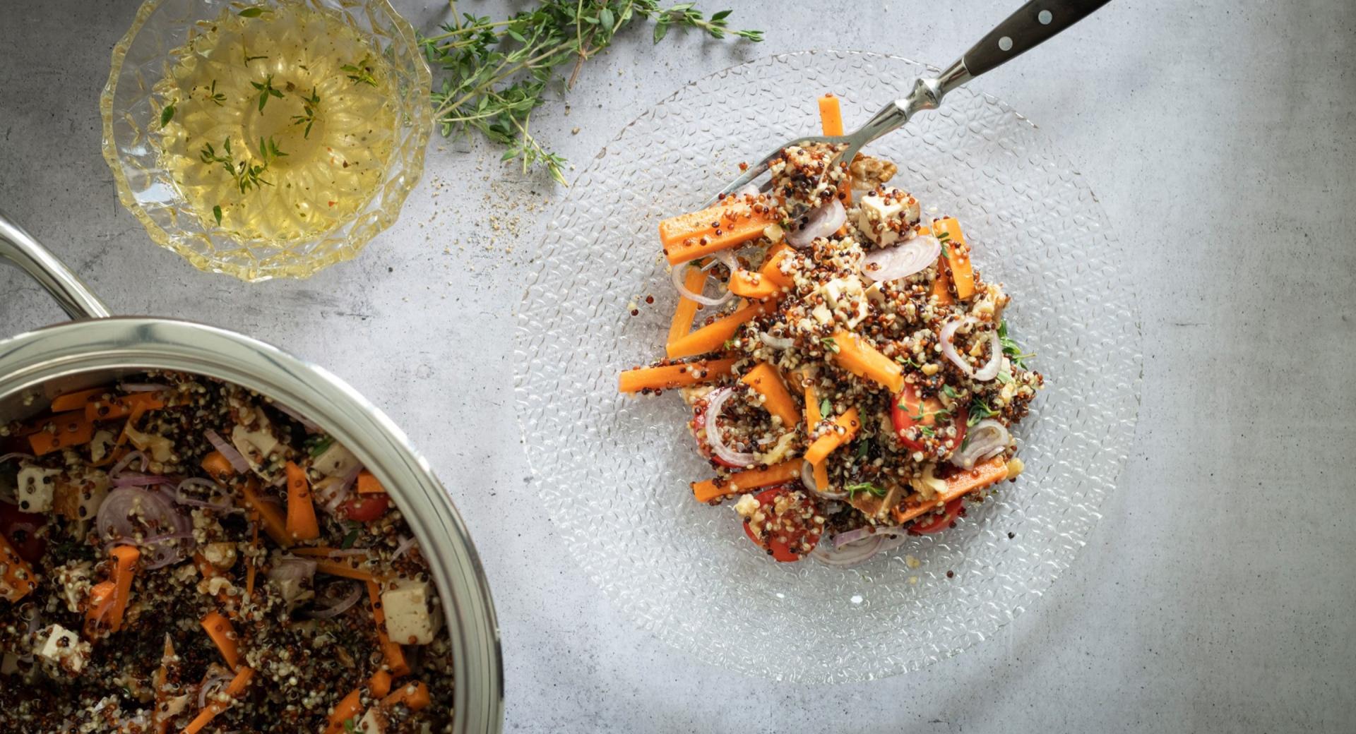 Veganer Quinoa-Salat 