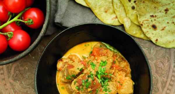 Lamm-Curry mit Chapati