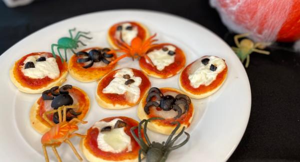 Halloween Mini-Pizzen