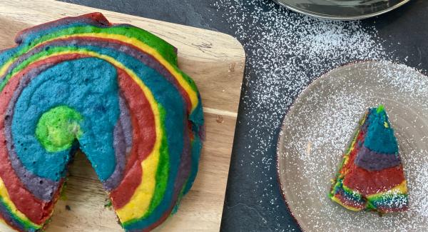 Regenbogenkuchen