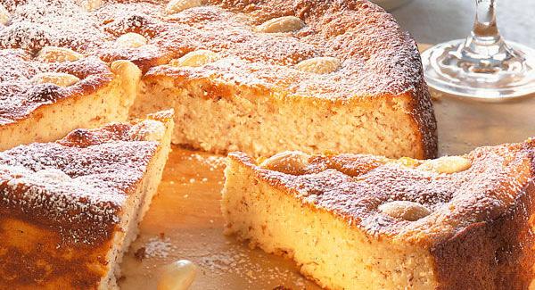 Mallorquinischen Mandelkuchen